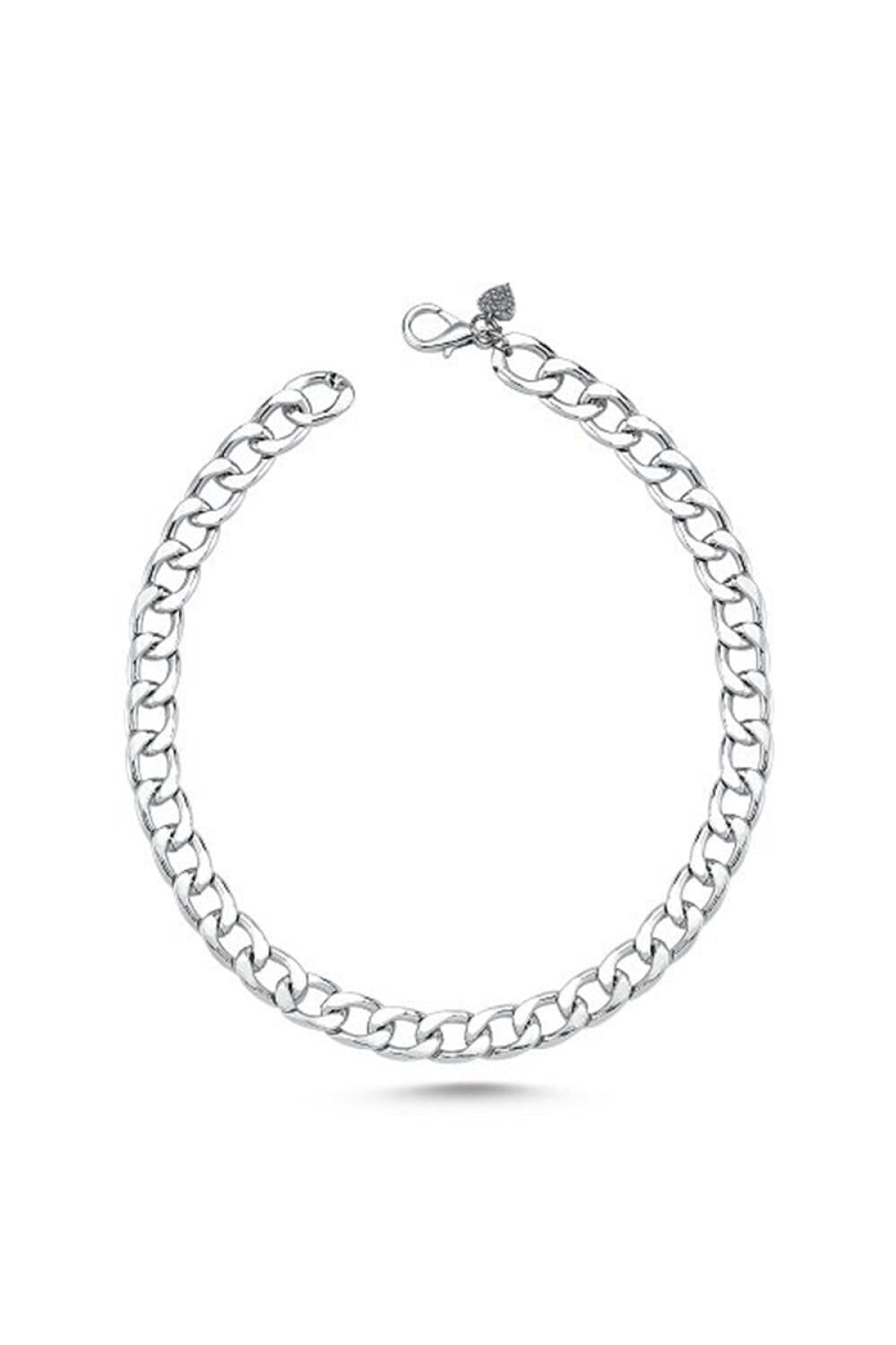 Köpek Boyun Zinciri Kolye Silver Medium 35 cm