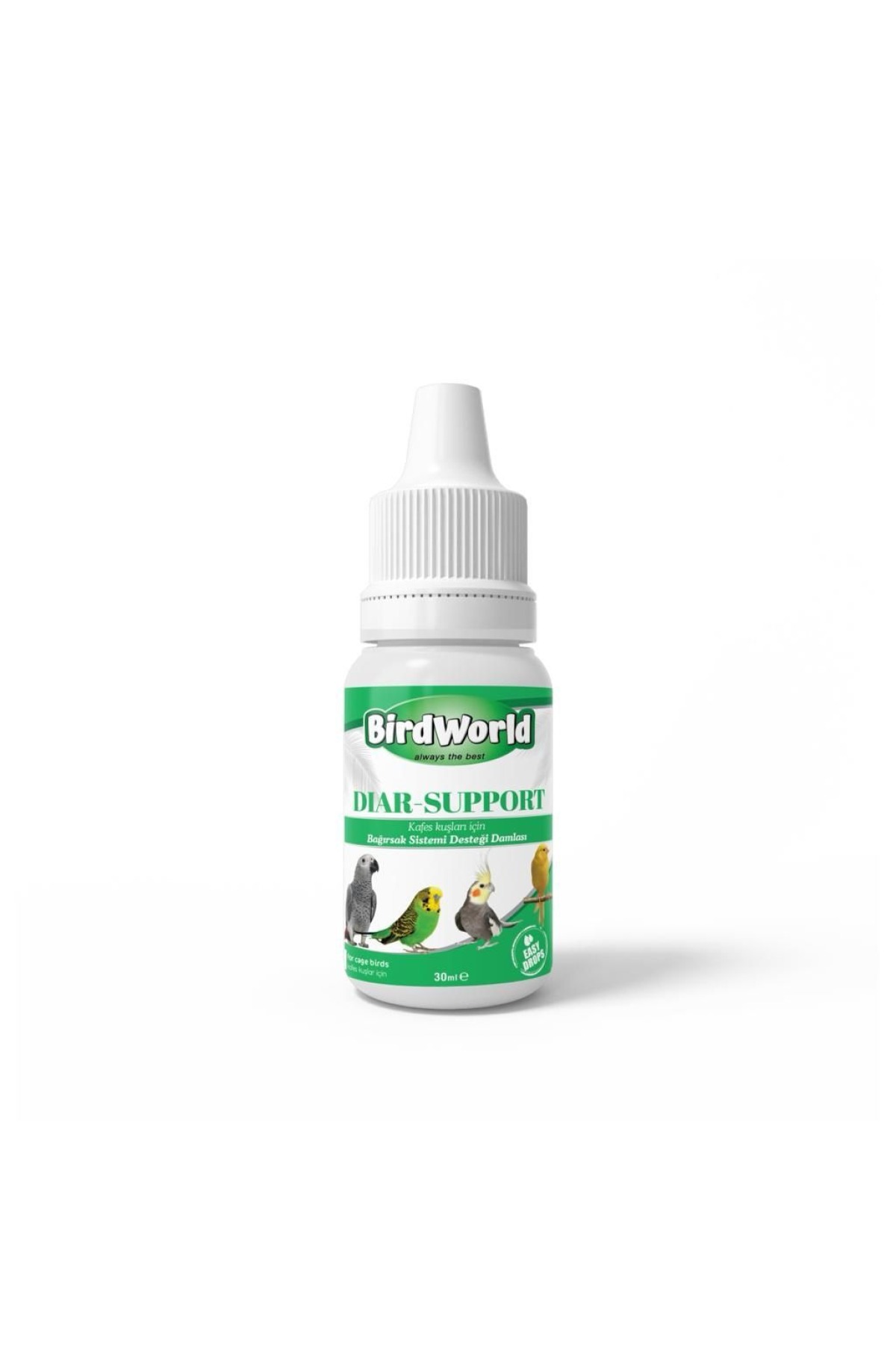 Birdworld Diar-Support Kuşlar İçin Sindirim Destekleyici Damla 30 ml