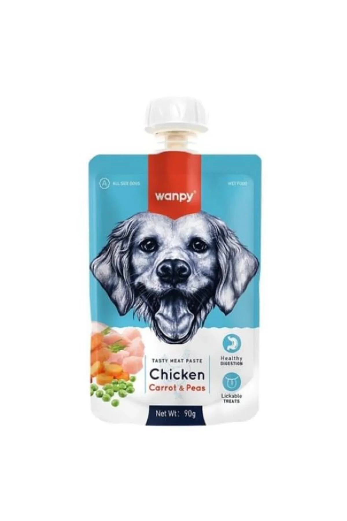 Wanpy Tavuk Havuç Köpek Et Ezmesi 90 Gr