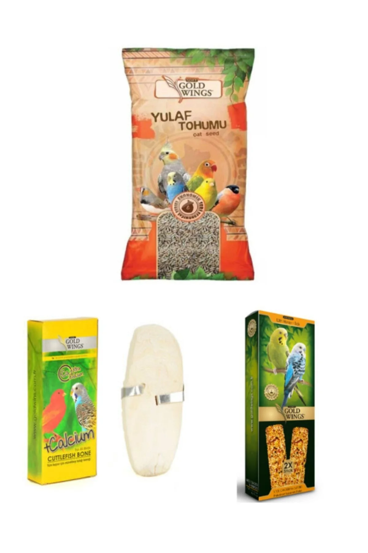 Gold Wings Yulaf Kraker Kalamar 3 lü Set