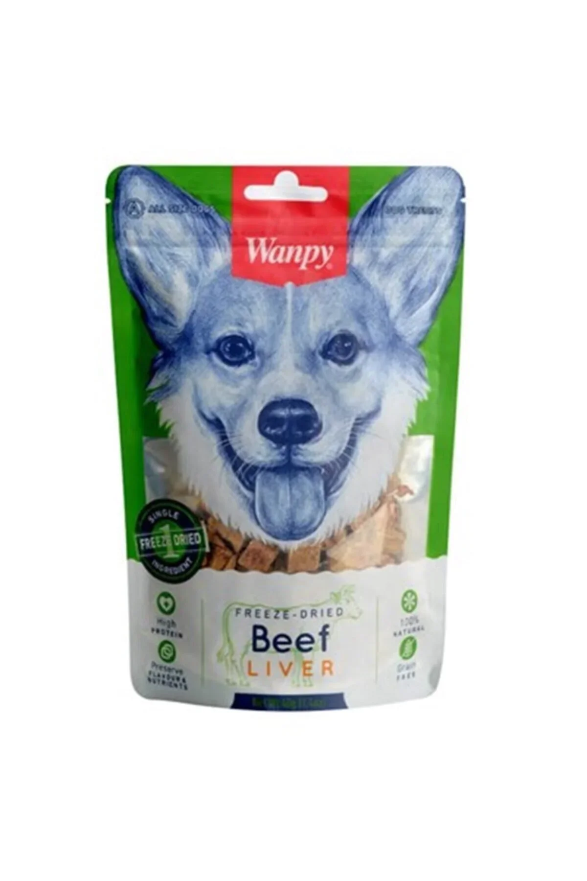 Wanpy Beef Liver Köpek Ödül 40 Gr