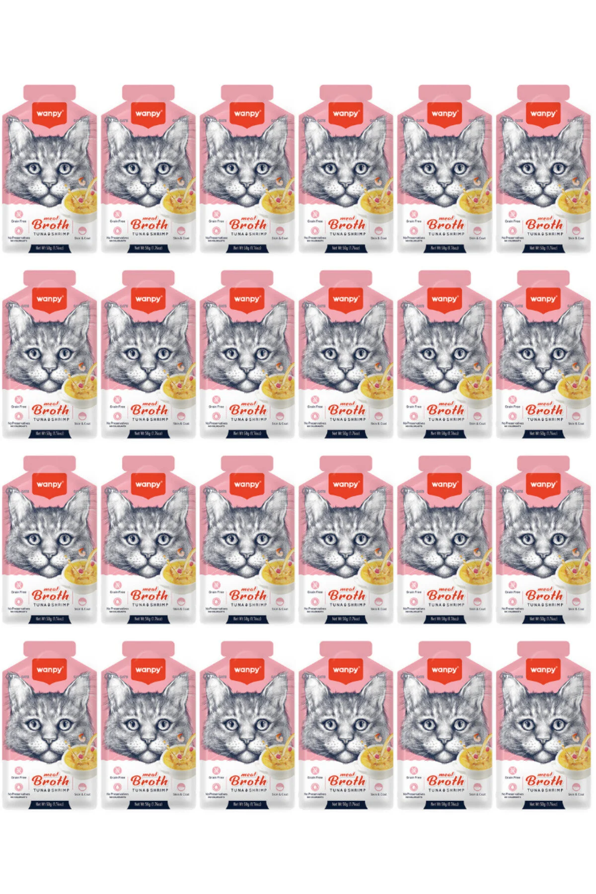 Wanpy Kedi Çorba Ton Karides X 24