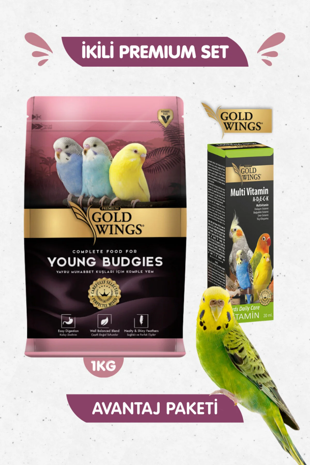 Gold Wings Premium Yavru Muh Set 2 li