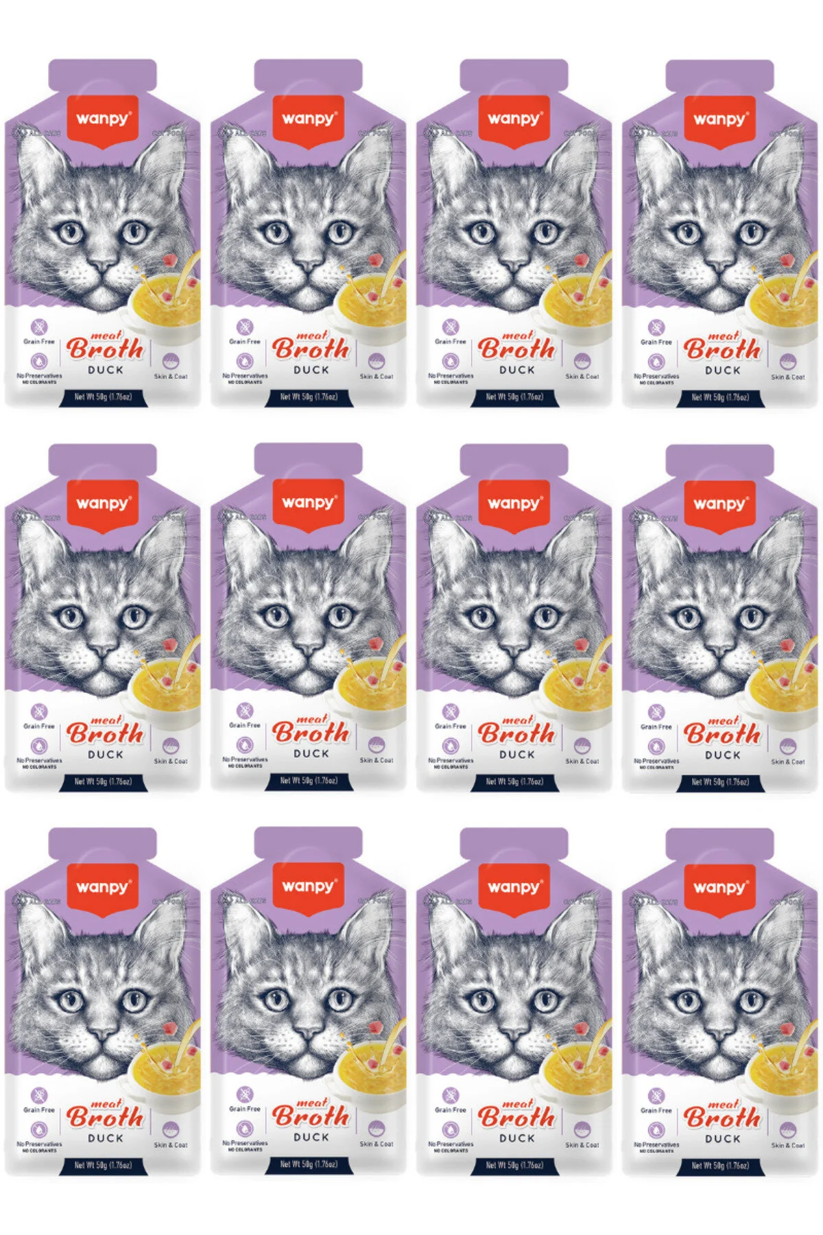 Wanpy Kedi Çorba Ördek X 12