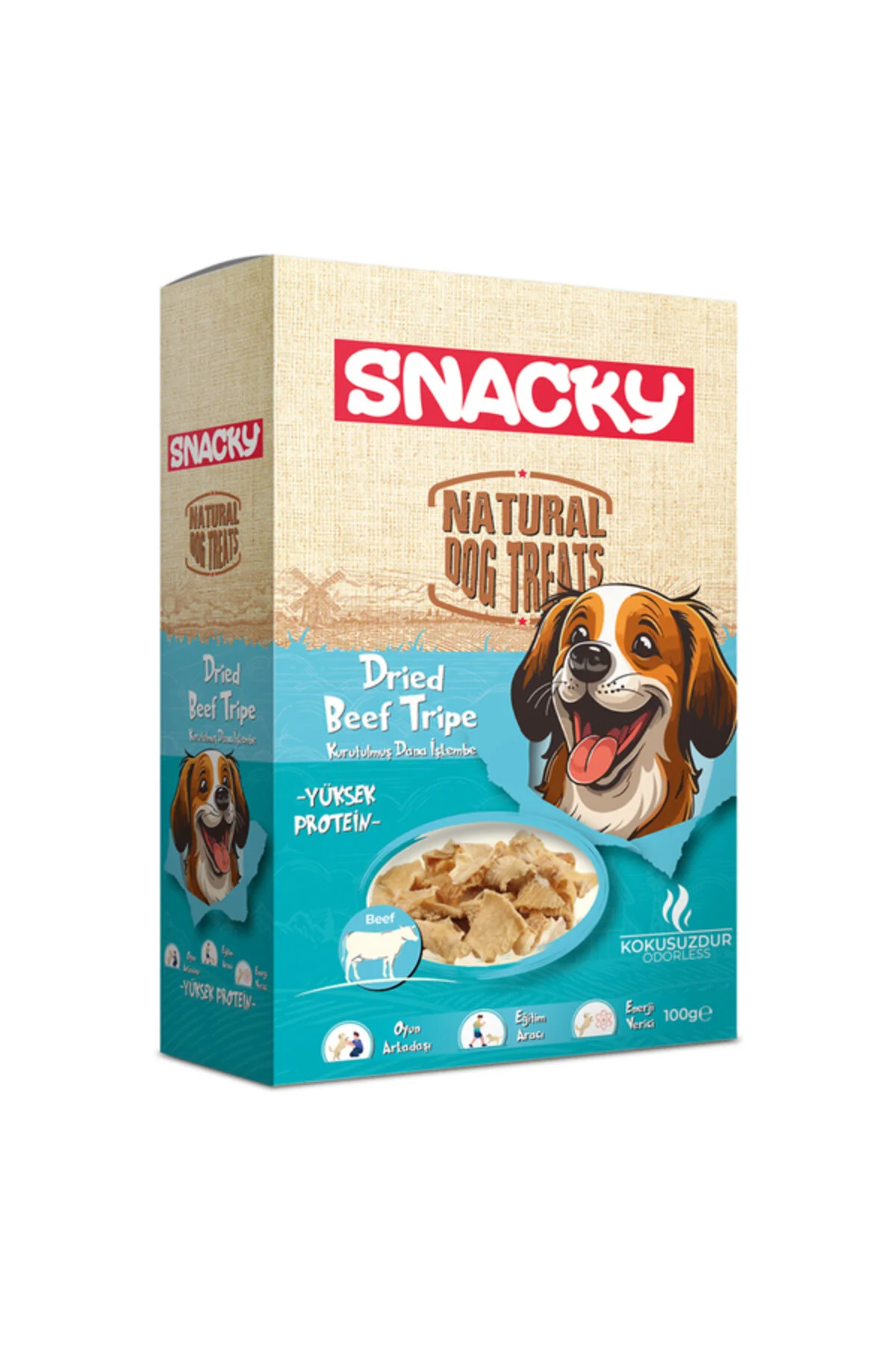 Snacky Köpek Sakatat Kurutulmuş Dana İşkembe