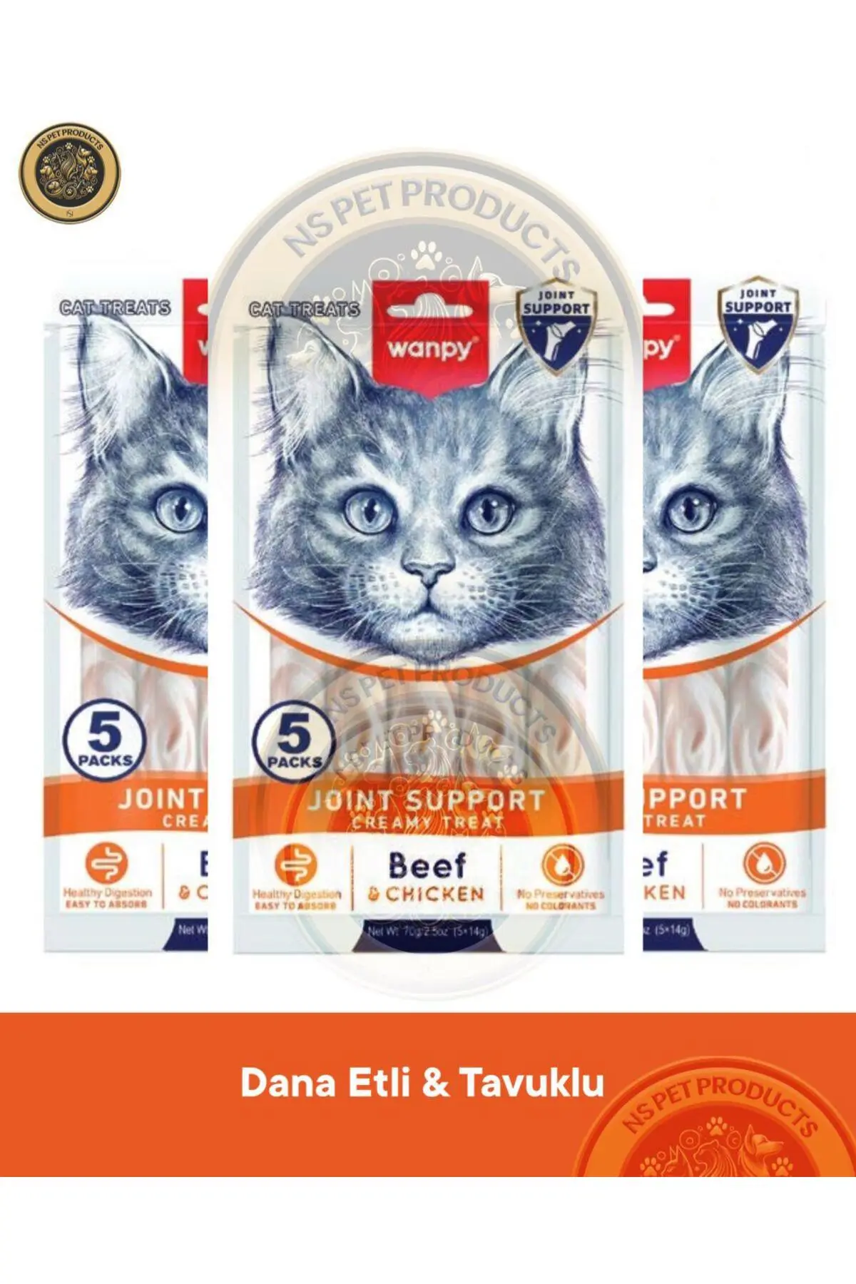 Wanpy Kedi Ödül Krema Joint Support Dana Tavuk