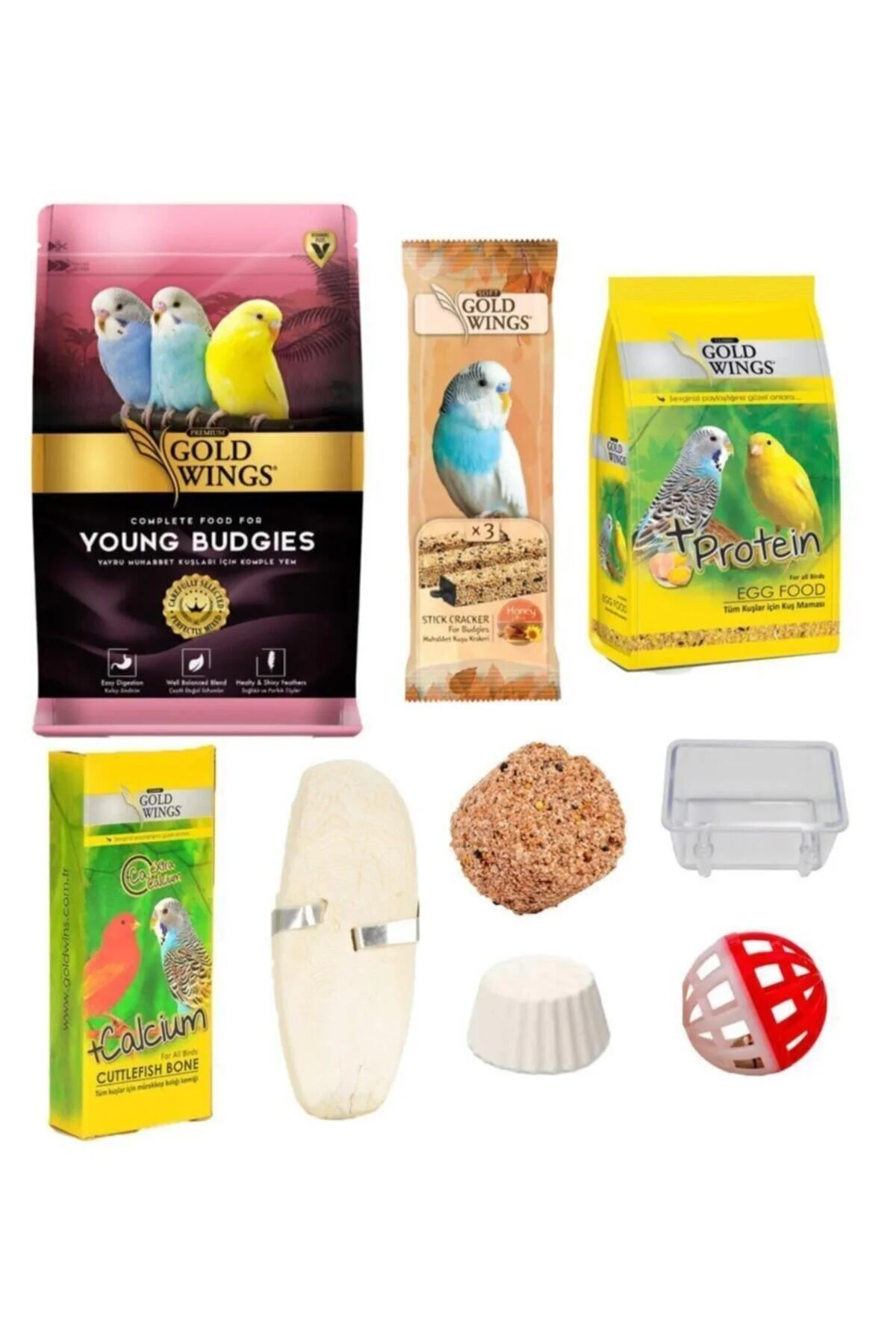 Gold Wings Yavru Muhabbet Set 8 Parça