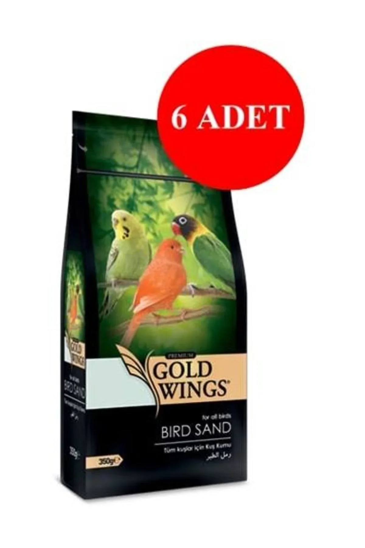 Gold Wings Premium Kuş Kumu 250 Gr X 6