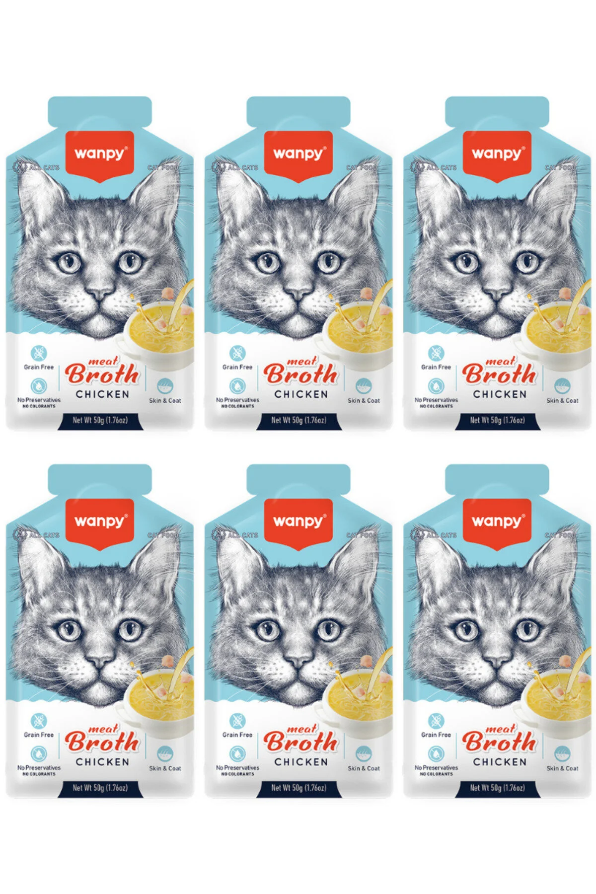 Wanpy Kedi Çorba Tavuklu X 6