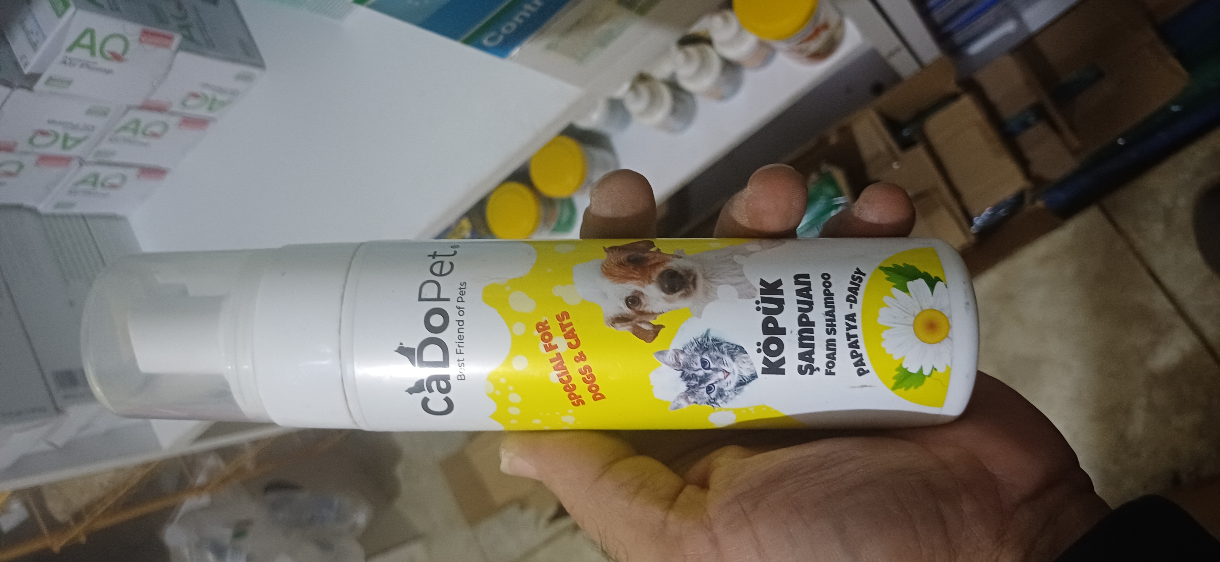Cado Pet Papatya Kokulu Köpük Şampuan 225 Ml