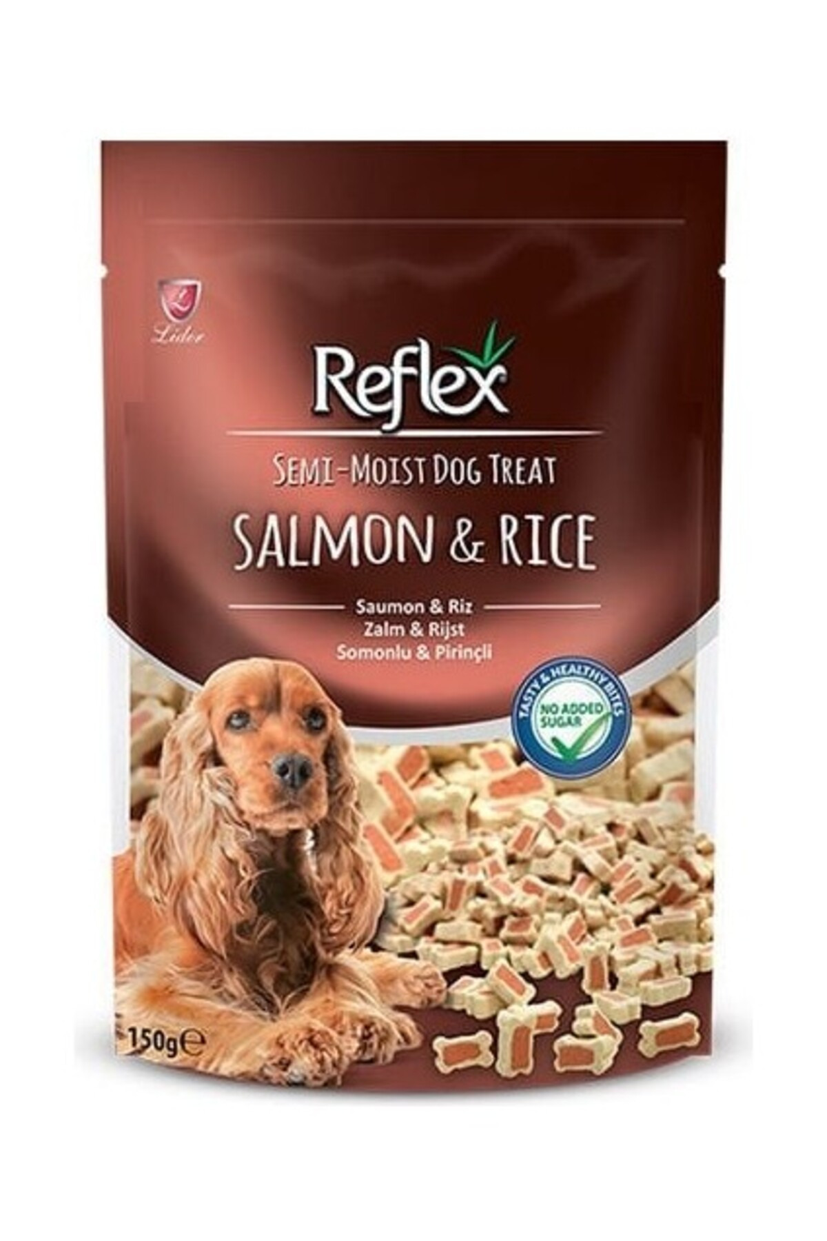 Reflex Somonlu ve Pirinçli Yarı Yumuşak Köpek Ödül Maması 150 gr