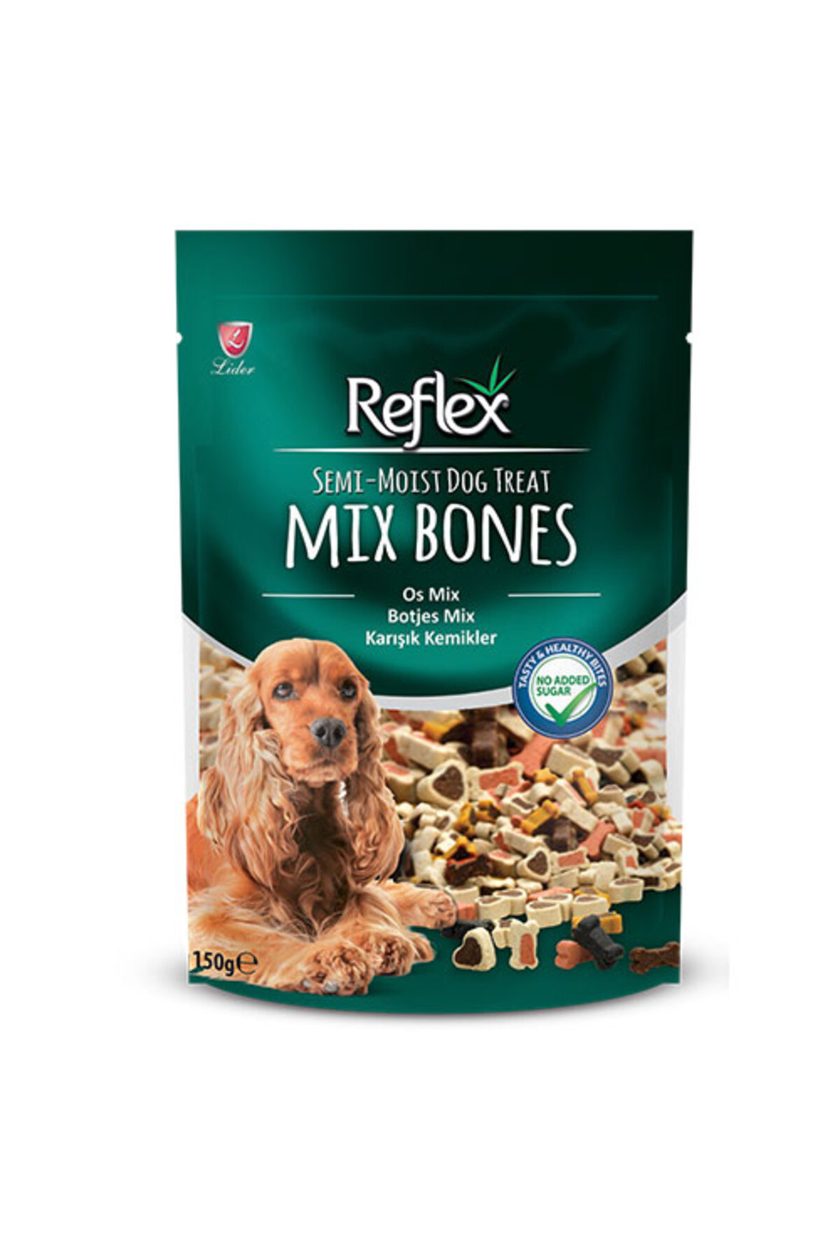 Reflex Semi Moist Karışık Kemik Yarı Yumuşak Köpek Ödülü 150 gr