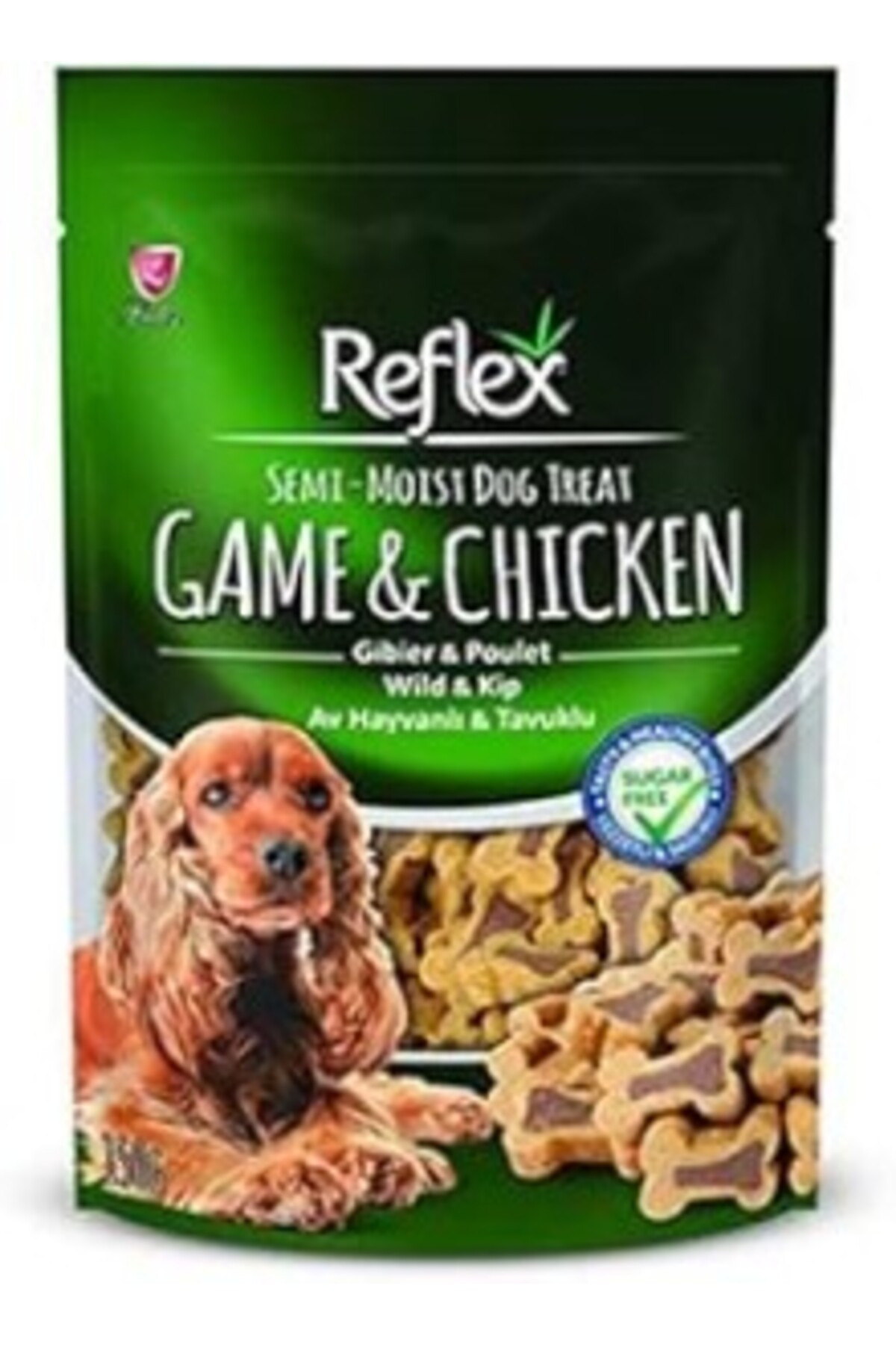 Reflex Semi-Moist Av Hayvanlı Tavuklu Köpek Ödülü 150 gr
