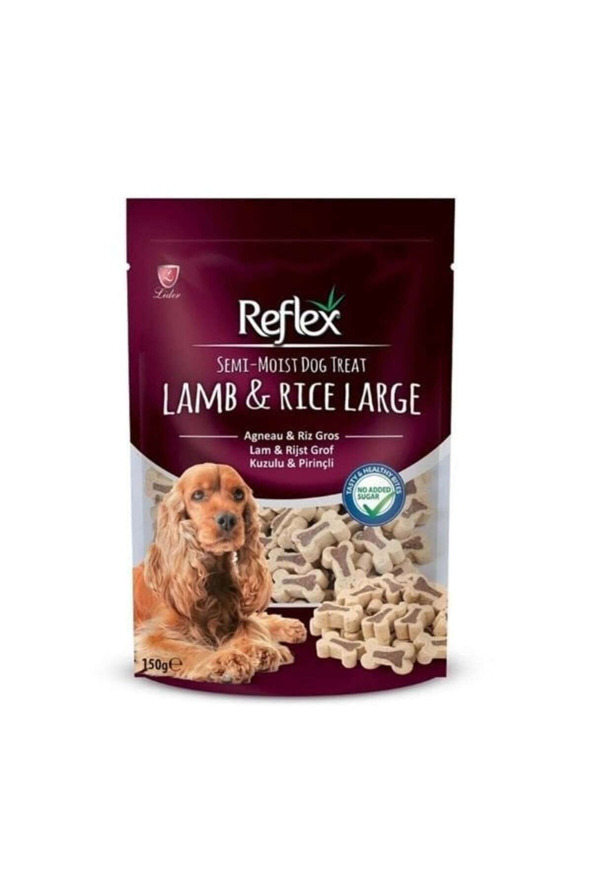 Reflex Kuzu ve Pirinçli Large Yarı Yumuşak Köpek Ödül Maması 150 gr
