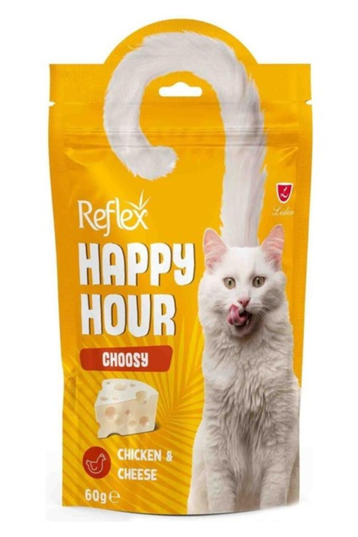 Reflex Happy Hour Choosy Tavuklu ve Peynirli Kedi Ödül Maması 60 gr