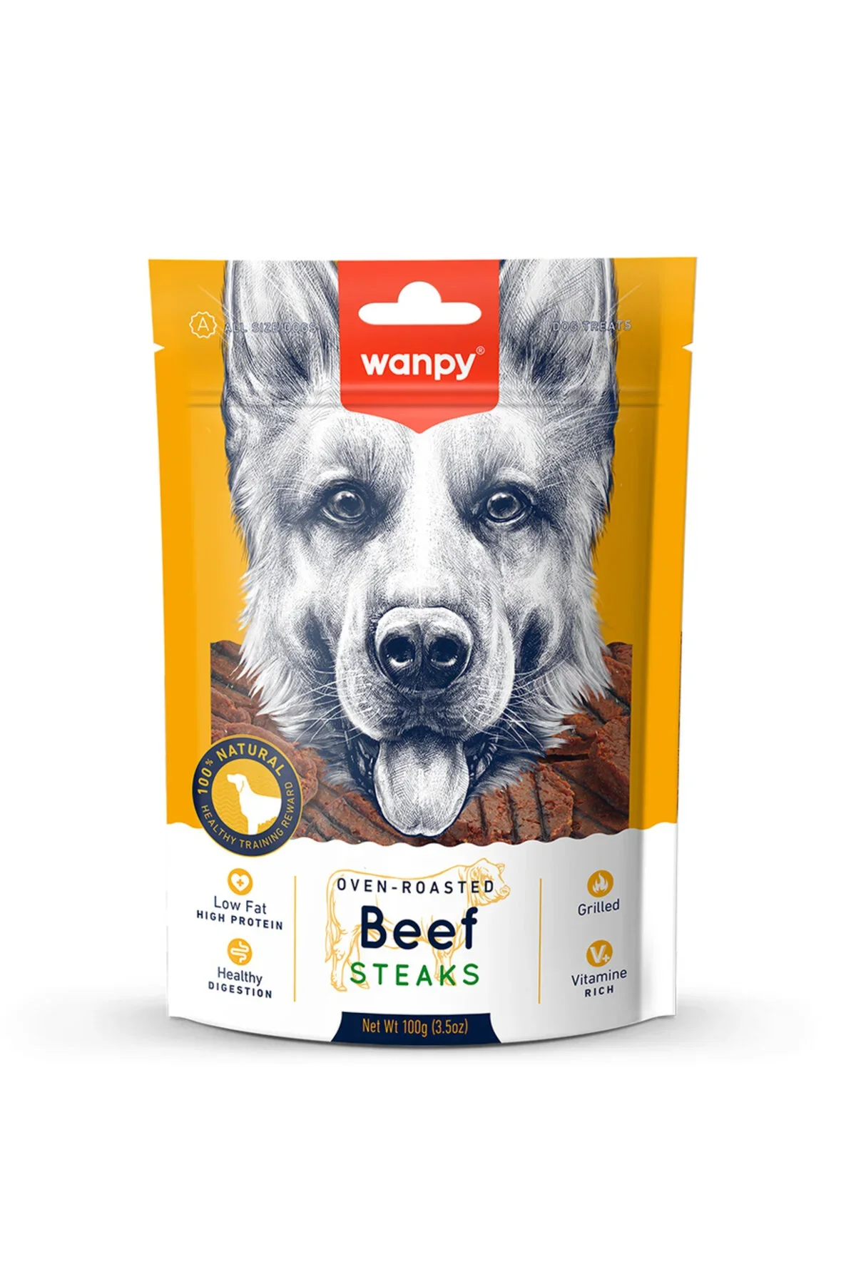Wanpy Beef Steaks Köpek Ödül 100 Gr