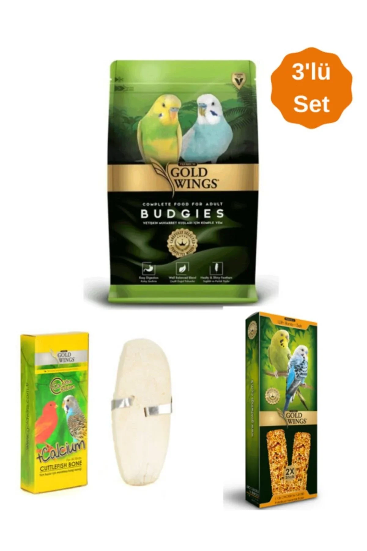 Gold Wings Muhabbet Set 3 lü