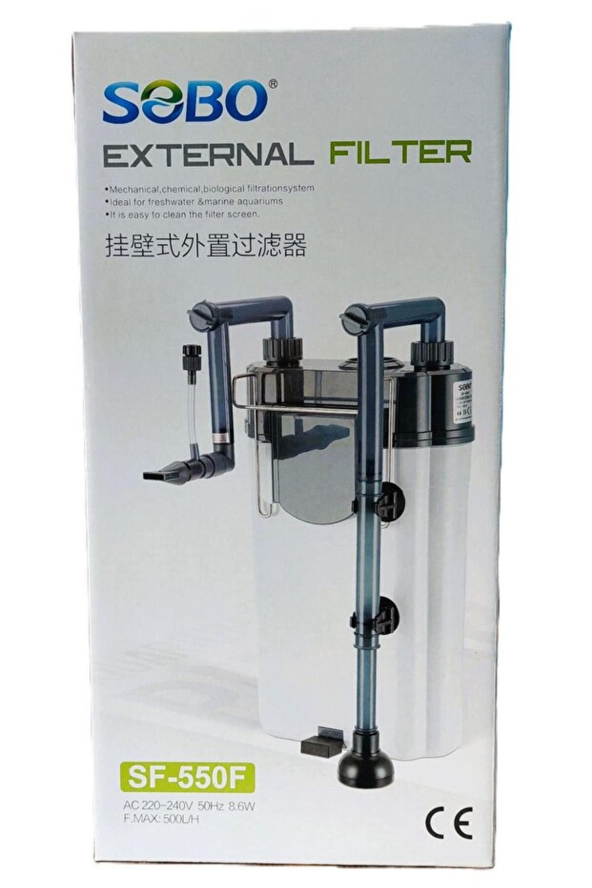 Sobo SF-550F Dış Filtre 500 Lt/Saat 7W